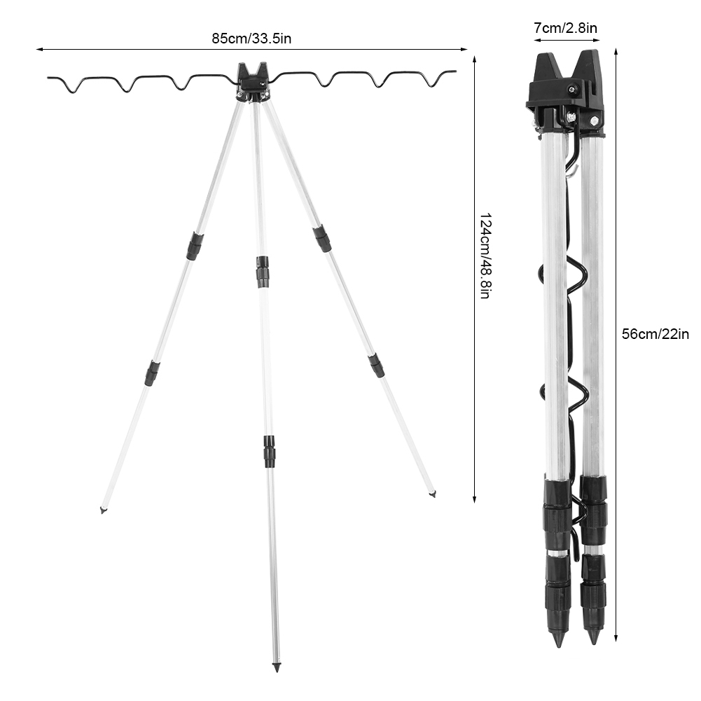 Fishing Pole Tripod Holders Mu - Fishing Rod Pod recension och pris