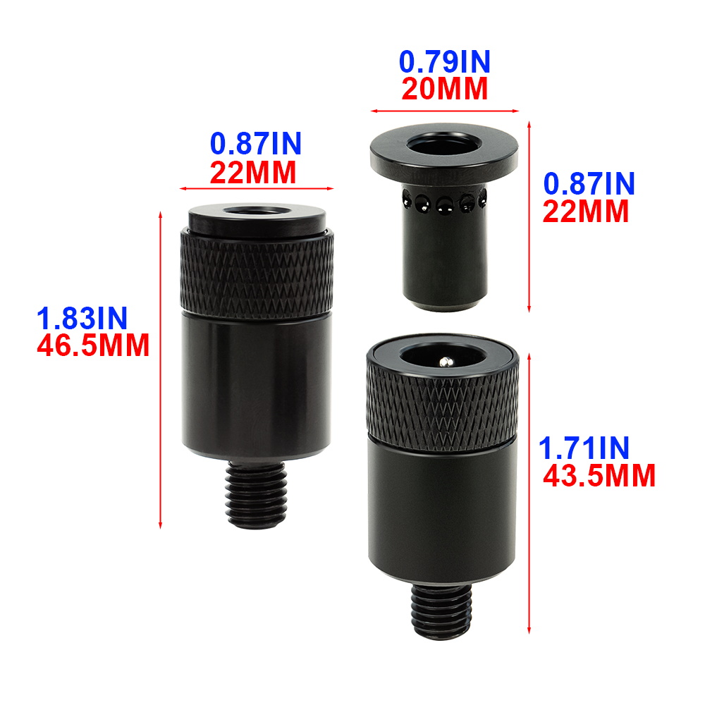 Hirisi 2pcs Quick Change Conne - Fishing Rod Pod recension och pris