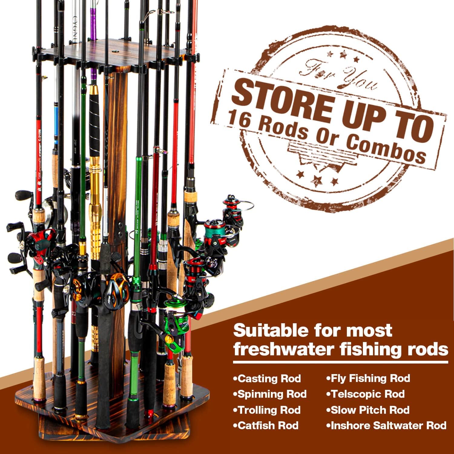 Fishing Rod Holders for Garage - Fishing Rod Pod recension och pris
